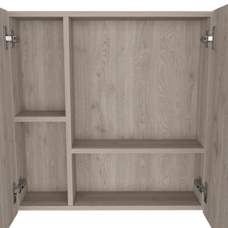 FM FURNITURE Kenya Medicine Cabinet, Light Gray 3 FM FURNITURE Kenya Medicine Cabinet, Light Gray