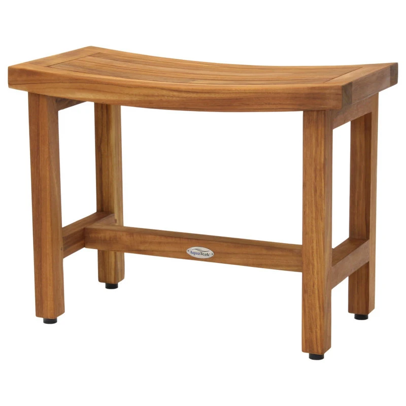 AquaTeak Patented 24" Sumba™ Lotus Teak Shower Bench 12 AquaTeak Patented 24" Sumba™ Lotus Teak Shower Bench - Image 10