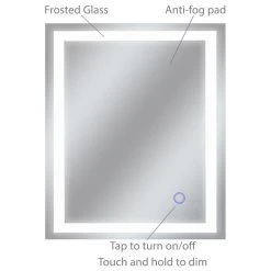 Dyconn Faucet Edison Tri-Color LED Wall Mounted Bathroom Mirror, 30"w X 36"h 9 Dyconn Faucet Edison Tri-Color LED Wall Mounted Bathroom Mirror, 30"w X 36"h -Laural Home Shop cb6178f80d29104f 4485 w800 h800 b1 p0