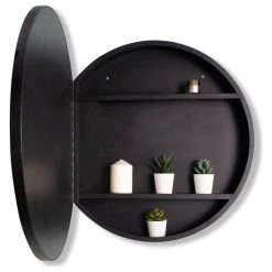 Modland Aurora Round Frame Medicine Cabinet, 24Inch Round 12 Modland Aurora Round Frame Medicine Cabinet, 24Inch Round -Laural Home Shop cb71c05e032d5ca2 0838 w800 h800 b1 p0