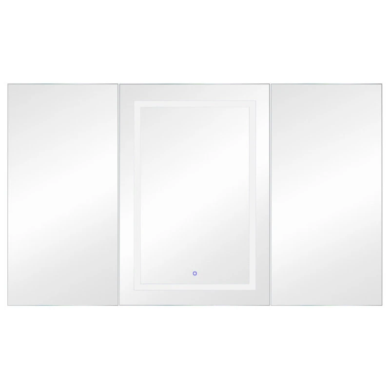 Krugg Reflections 60"x36" LED Medicine Cabinet, Dimmer/Defog, Makeup Mirror, And USB, Light Left 9 Krugg Reflections 60"x36" LED Medicine Cabinet, Dimmer/Defog, Makeup Mirror, And USB, Light Left - Image 7