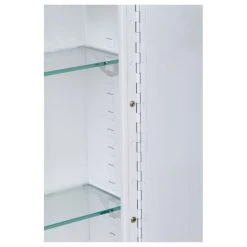 Ketcham Medicine Cabinets/Fred Silver & Company Residential Series Medicine Cabinet, 16"x36", Bright Annealed Stainless Steel Fr -Laural Home Shop cc01148300744e76 1257 w800 h800 b1 p0