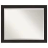 Amanti Art Furniture Espresso Narrow Beveled Bathroom Wall Mirror - 31.5 X 25.5 In. -Laural Home Shop cc51e37a0d1d1b20 5259 w800 h800 b1 p0
