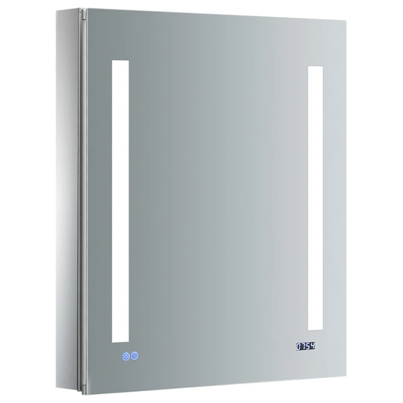 Fresca Tiempo Bathroom Medicine Cabinet With LED Lighting And Defogger, 24"x30" 3 Fresca Tiempo Bathroom Medicine Cabinet With LED Lighting And Defogger, 24"x30"