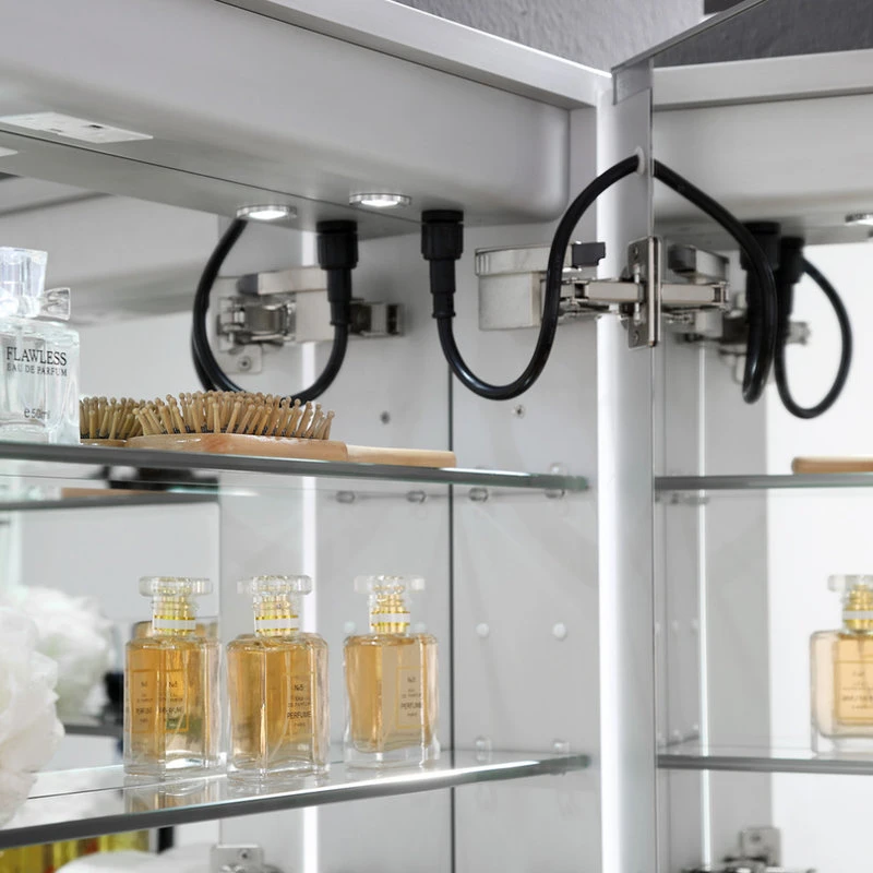 Fresca Tiempo Bathroom Medicine Cabinet With LED Lighting And Defogger, 24"x30" 14 Fresca Tiempo Bathroom Medicine Cabinet With LED Lighting And Defogger, 24"x30" - Image 12