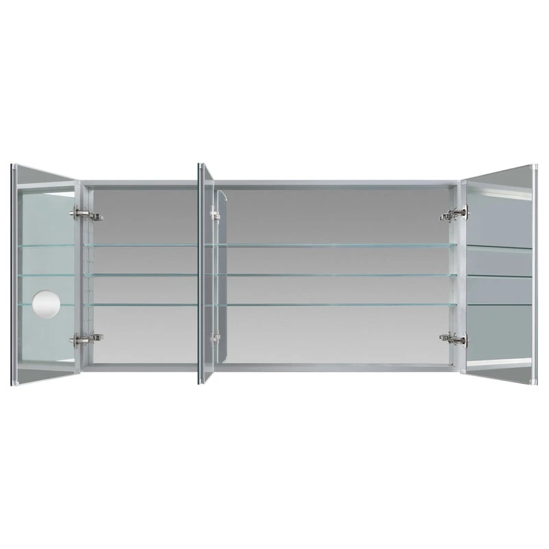 AQUADOM Royale Bathroom Medicine Cabinet 3X Magnifying Mirror 60"x36"x5" 4 AQUADOM Royale Bathroom Medicine Cabinet 3X Magnifying Mirror 60"x36"x5" - Image 2