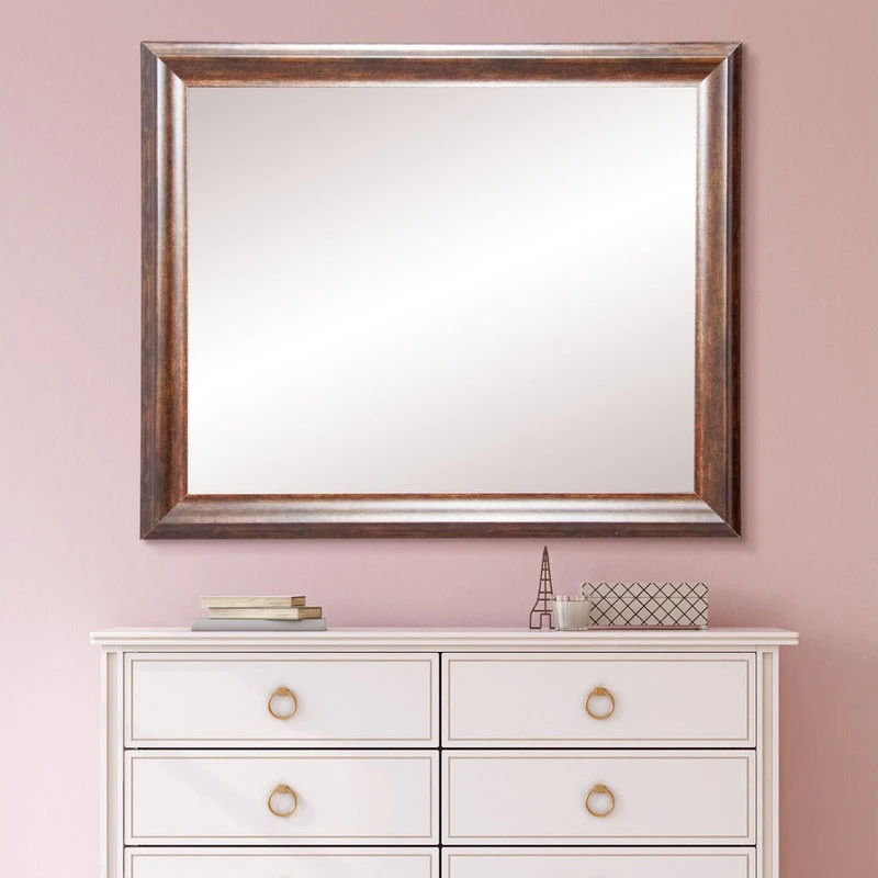 BrandtWorks Vintage Copper Hill Framed Vanity Wall Mirror 26''x 31'' 4 BrandtWorks Vintage Copper Hill Framed Vanity Wall Mirror 26''x 31'' - Image 2