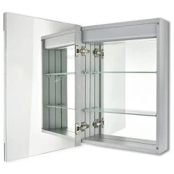 Elegant Furniture & Lighting Elegant Decor Elixir 28" X 20" LED Medicine Cabinet In Silver Powder Coating 10 Elegant Furniture & Lighting Elegant Decor Elixir 28" X 20" LED Medicine Cabinet In Silver Powder Coating -Laural Home Shop ce013d8001e0c10e 7852 w800 h800 b1 p0