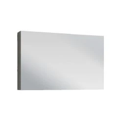 A Touch Of Design Frameless 34" Medicine Cabinet With Full Mirror Front, Hera White