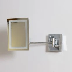 American Imaginations American Imagination 17.44"W Magnifying Mirror, Chrome 9 American Imaginations American Imagination 17.44"W Magnifying Mirror, Chrome -Laural Home Shop ce2122f501f12d5c 6839 w800 h800 b0 p0