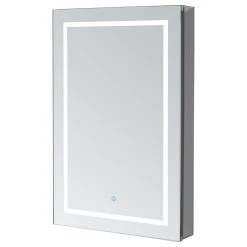 AQUADOM Royale Plus LED Medicine Cabinet Defogger Right Hinge 24"x30"x5"