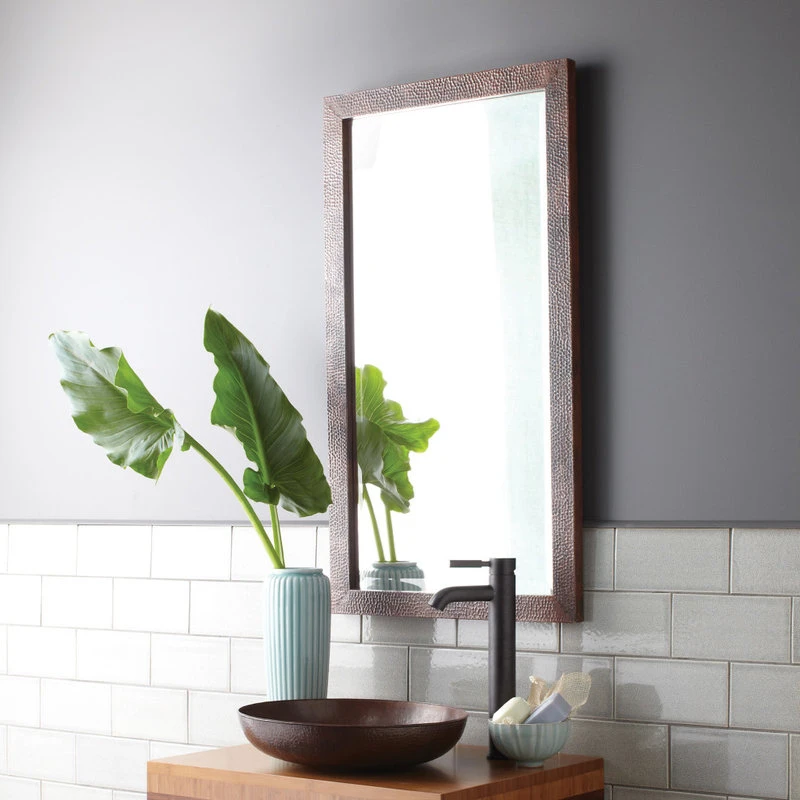 Native Trails Medium Milano Mirror, Antique Copper, Medium 8 Native Trails Medium Milano Mirror, Antique Copper, Medium - Image 6