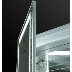 Innoci-usa Recessed LED Medicine Cabinet 16"W X 20"H, Left Hinge -Laural Home Shop ced1b71409935384 6313 w800 h800 b0 p0