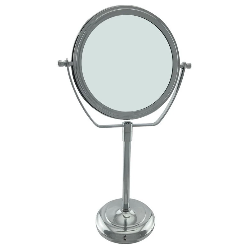 Renovators Supply Manufacturing Table Makeup Mirror Chrome Brass Swivel Magnifying Two Sided | 6 Renovators Supply Manufacturing Table Makeup Mirror Chrome Brass Swivel Magnifying Two Sided | - Image 4
