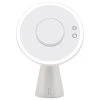 Impressions Vanity Company Luna Makeup Mirror And Night Lamp With Bluetooth Speakers, White -Laural Home Shop cf916f970ec43c8a 8934 w800 h800 b1 p0