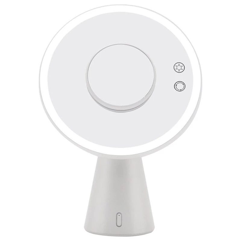 Impressions Vanity Company Luna Makeup Mirror And Night Lamp With Bluetooth Speakers, White 3 Impressions Vanity Company Luna Makeup Mirror And Night Lamp With Bluetooth Speakers, White