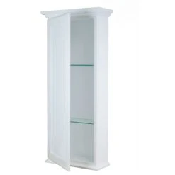 Timber Tree Cabinets Lexington On The Wall White Cabinet 37.5h X 15.5w X 4.25d -Laural Home Shop d041a7e702e03b2d 8681 w800 h800 b1 p0