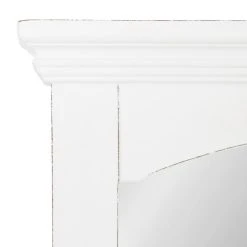 Uniek Helcomb Wood Framed Wall Mirror, White 20x28.75 -Laural Home Shop d0b15d650fb40fce 7771 w800 h800 b0 p0