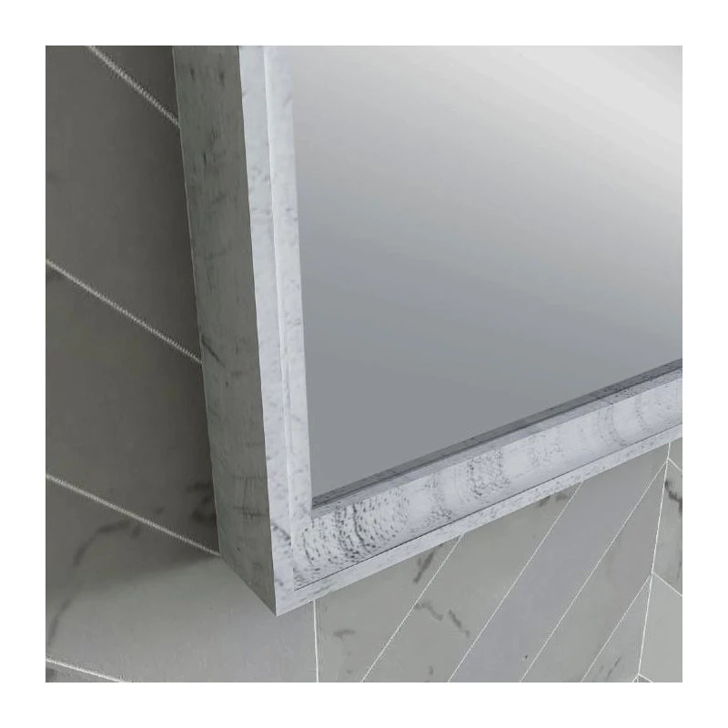 Fresca Formosa 32" Rustic White Bathroom Mirror 7 Fresca Formosa 32" Rustic White Bathroom Mirror - Image 5