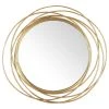 Mirrorize Canada 20" DIA Round Wall Mirror Gold Modern Metal Circle Wire Rings Accent Wall Decor -Laural Home Shop d2c141c80f90bdf8 6162 w800 h800 b1 p0