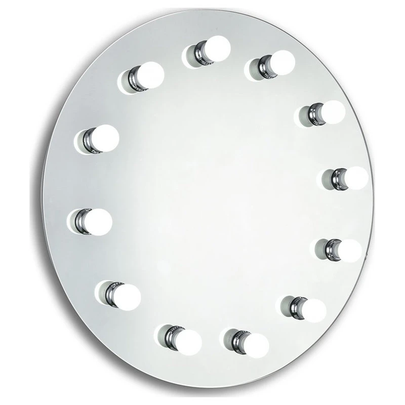 Elegant Furniture & Lighting Hollywood Vanity Mirror 5000K D27.5" 4 Elegant Furniture & Lighting Hollywood Vanity Mirror 5000K D27.5" - Image 2