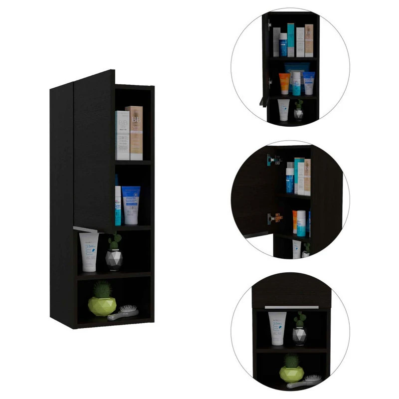 FM FURNITURE Milwaukee Medicine Cabinet, Black Wengue 7 FM FURNITURE Milwaukee Medicine Cabinet, Black Wengue - Image 5