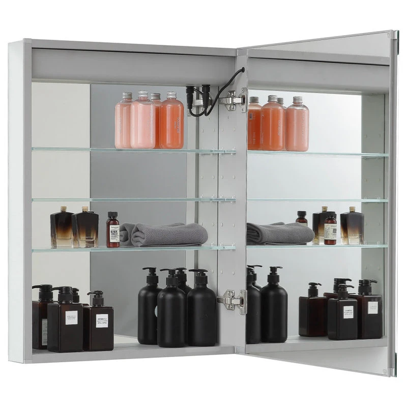 AQUADOM Royale Basic Bathroom Led Lighted Medicine Cabinet Right Hinge 24"x 30" 9 AQUADOM Royale Basic Bathroom Led Lighted Medicine Cabinet Right Hinge 24"x 30" - Image 7