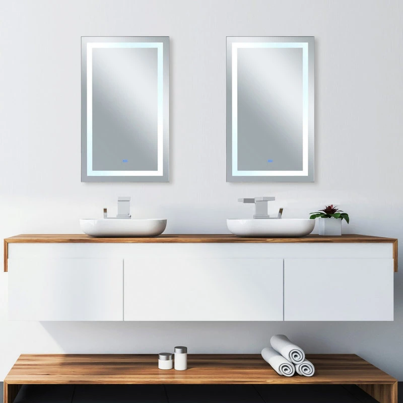 CWI Lighting Rectangle Matte White LED 30 In. Mirror From Our Abril Collection 5 CWI Lighting Rectangle Matte White LED 30 In. Mirror From Our Abril Collection - Image 3