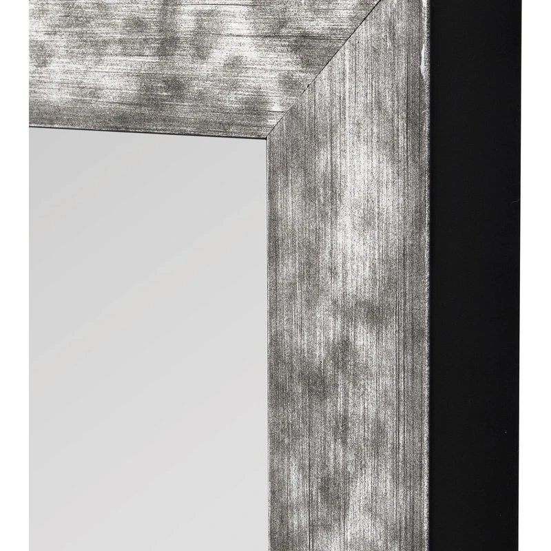 Hitchcock Butterfield Forge Hammered Silver Mirror, 35"x35" 7 Hitchcock Butterfield Forge Hammered Silver Mirror, 35"x35" - Image 5