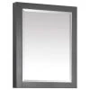 Avanity Corporation Avanity 22" Mirror Cabinet For Allie/Austen, Twilight Gray With Brushed Silver T -Laural Home Shop d411bf8a0b1992df 0100 w800 h800 b1 p0