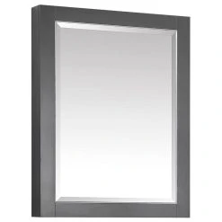 Avanity Corporation Avanity 22" Mirror Cabinet For Allie/Austen, Twilight Gray With Brushed Silver T