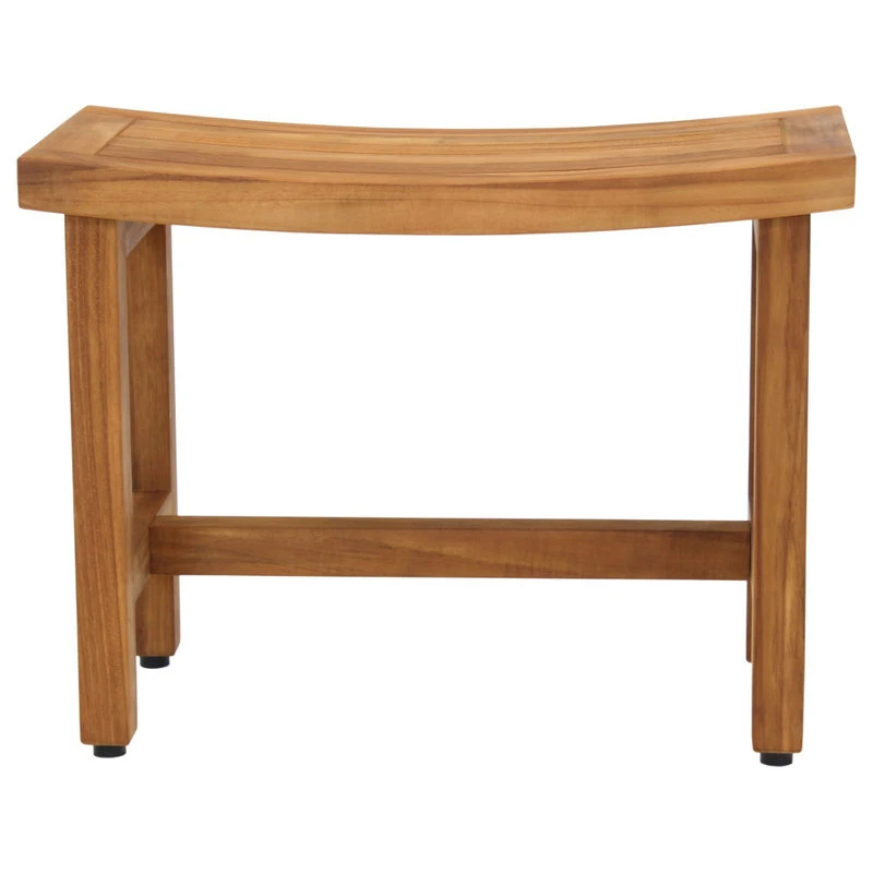 AquaTeak Patented 24" Sumba™ Lotus Teak Shower Bench 7 AquaTeak Patented 24" Sumba™ Lotus Teak Shower Bench - Image 5