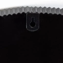 Madeleine Home Inc. Wessex Modern Mirror With Designer Frame, Black, 23" -Laural Home Shop d551379d0f9bdb33 9802 w800 h800 b0 p0