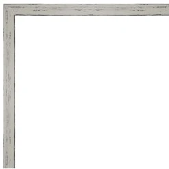 Amanti Art Shiplap White Narrow Beveled Wood Bathroom Wall Mirror - 19 X 25 In. -Laural Home Shop d57147530e3d6ba2 6546 w800 h800 b1 p0