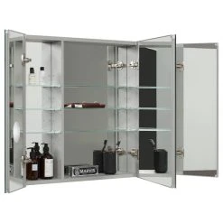 AQUADOM Royale Bathroom Medicine Cabinet 3X Magnifying Mirror 36"x30"x5" 13 AQUADOM Royale Bathroom Medicine Cabinet 3X Magnifying Mirror 36"x30"x5" -Laural Home Shop d5a1f7af0219233b 9440 w800 h800 b1 p0
