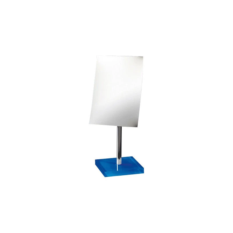Nameeks Square Magnifying Mirror With Blue Base 4 Nameeks Square Magnifying Mirror With Blue Base - Image 2