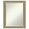 Amanti Art Vegas Silver Petite Bevel Wood Bathroom Wall Mirror 22.75 X 28.75 In. -Laural Home Shop d5e18abd03b7911a 4351 w800 h800 b1 p0