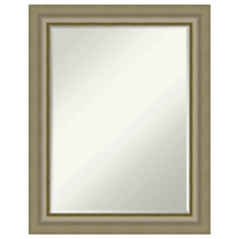 Amanti Art Vegas Silver Petite Bevel Wood Bathroom Wall Mirror 22.75 X 28.75 In. 3 Amanti Art Vegas Silver Petite Bevel Wood Bathroom Wall Mirror 22.75 X 28.75 In.