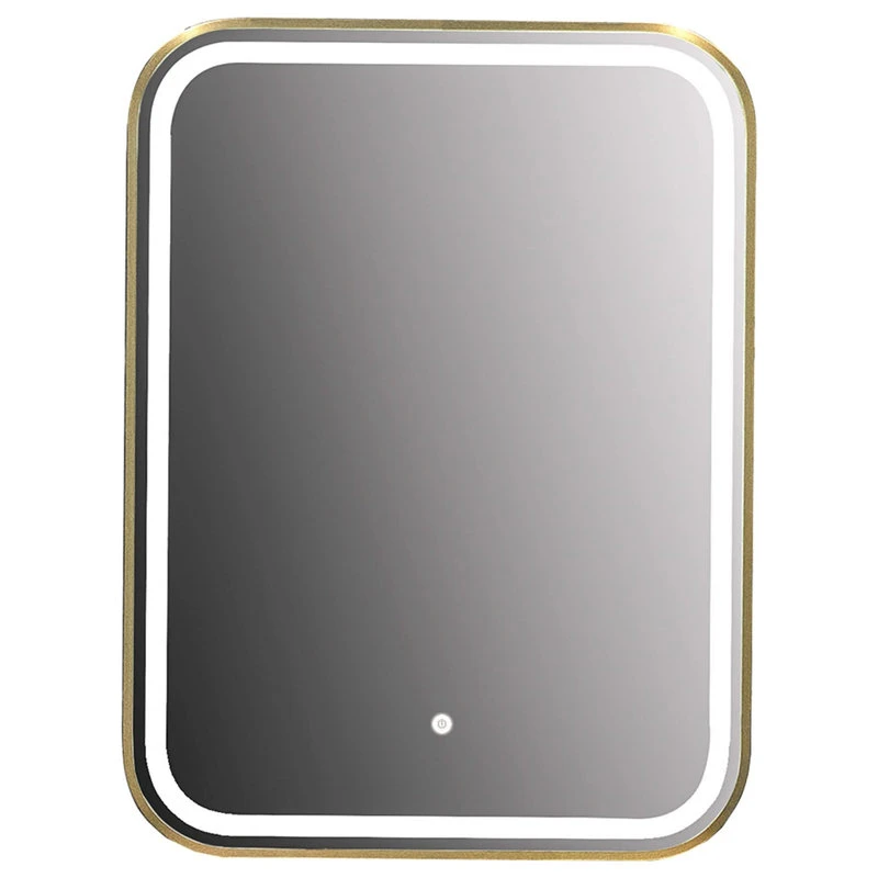 Vanity Art LLC Large Rounded Corner LED Lighted Bath Vanity Mirror, Gold, 24" X 31.5" 3 Vanity Art LLC Large Rounded Corner LED Lighted Bath Vanity Mirror, Gold, 24" X 31.5"