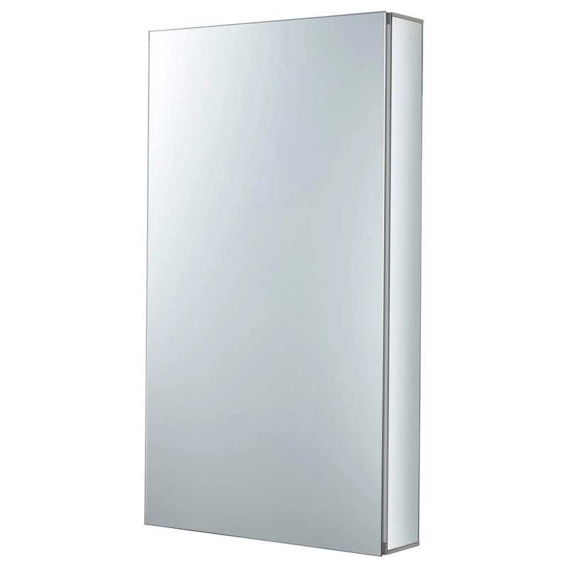 Fine Fixtures Bathroom Medicine Cabinet, Aluminum, Recessed/Surface Mount, 15"x30" 3 Fine Fixtures Bathroom Medicine Cabinet, Aluminum, Recessed/Surface Mount, 15"x30"