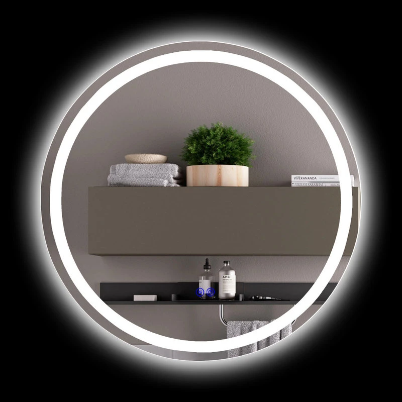 CHLOE Lighting, Inc. CHLOE Lighting LUMINOSITY Round TouchScreen LED Mirror 6 CHLOE Lighting, Inc. CHLOE Lighting LUMINOSITY Round TouchScreen LED Mirror - Image 4