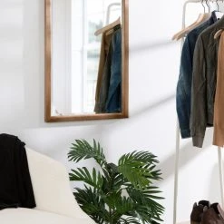 Uniek Hogan Wood Framed Wall Mirror, Rustic Brown 20x30 -Laural Home Shop d721913c00b79e01 2861 w800 h800 b0 p0