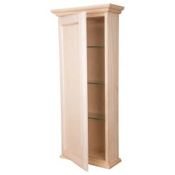 Timber Tree Cabinets Lexington On The Wall Unfinished Cabinet 19.5h X 15.5w X 4.25d -Laural Home Shop d771e0a402e03b6c 8681 w800 h800 b1 p0