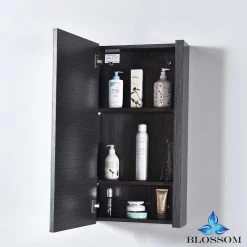 Blossom Kitchen & Bath Supply Milan 20", Silver Grey, Medicine Cabinet -Laural Home Shop d7a1cc5c0c7ea2f6 8387 w800 h800 b0 p0