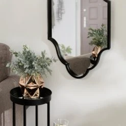 Uniek Rowla Framed Wall Mirror, Black 20x30 15 Uniek Rowla Framed Wall Mirror, Black 20x30 -Laural Home Shop d881c63100be3b44 5328 w800 h800 b0 p0