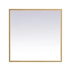 Elegant Furniture & Lighting Modern Brass Led Mirror -Laural Home Shop d8d1664502832d13 7540 w800 h800 b1 p0