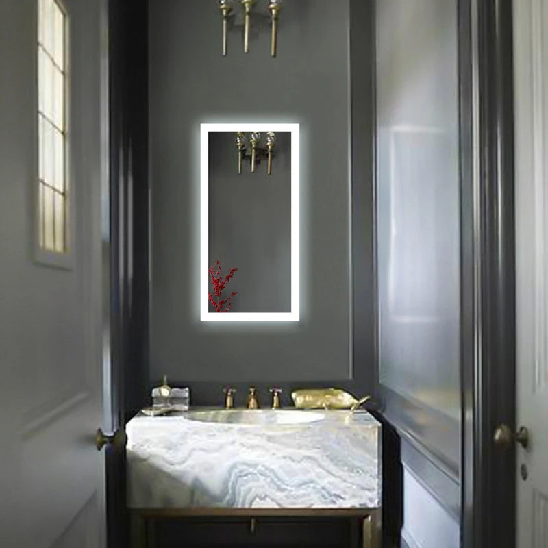 Krugg Reflections Small LED Lighted Vanity Mirror Includes Dim, 15"x30" 8 Krugg Reflections Small LED Lighted Vanity Mirror Includes Dim, 15"x30" - Image 6