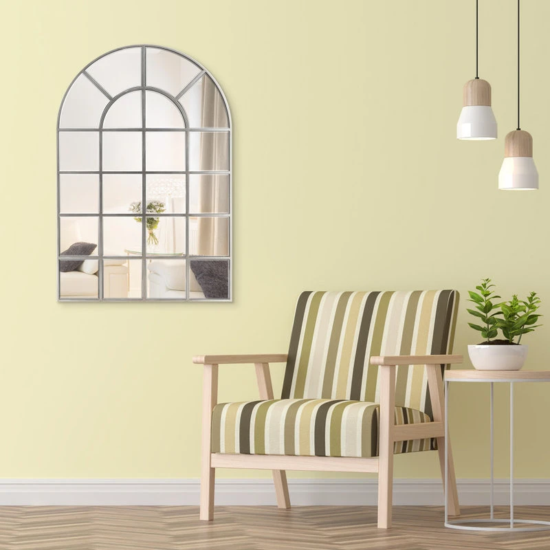 Empire Art Direct Beveled Arch Window Wall Mirror, 0.25" Beveled Edge, 44"x30" Bathroom Mirror 7 Empire Art Direct Beveled Arch Window Wall Mirror, 0.25" Beveled Edge, 44"x30" Bathroom Mirror - Image 5