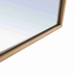 Elegant Furniture & Lighting Contemporary Brass Vanity Mirror -Laural Home Shop d951cc6502833599 7541 w800 h800 b0 p0