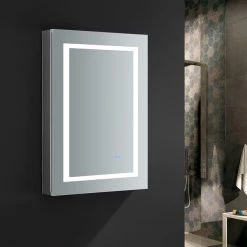 Fresca Spazio Bathroom Medicine Cabinet With LED Lighting And Defogger, 24"x36" 17 Fresca Spazio Bathroom Medicine Cabinet With LED Lighting And Defogger, 24"x36" -Laural Home Shop d991ce1a0f08f62e 3135 w800 h800 b0 p0